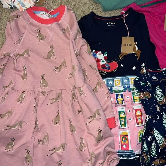 Mini Boden Hanna Anderson holiday winter Kids' Clothing Bundle - Picture 2 of 8